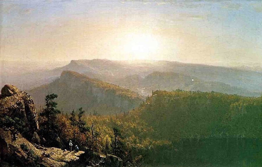 A View of the Shawangunks by Sanford Robinson Gifford